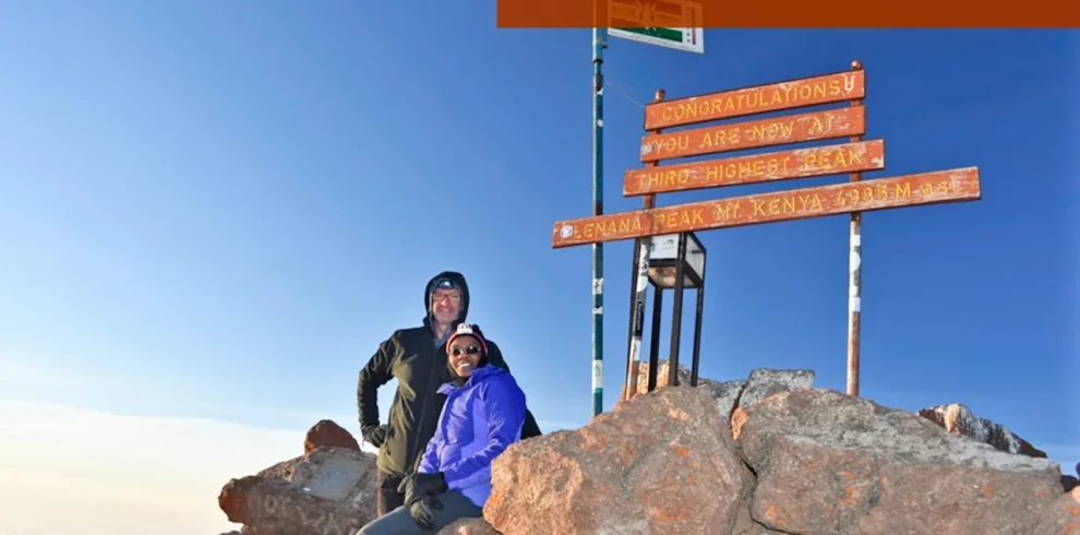 Trekking sul monte Kenya